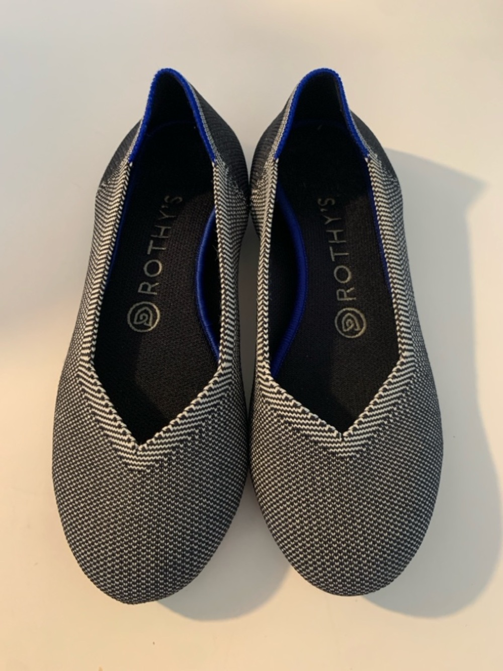 Rothy’s The Flat Gray Birdseye Ballet Flat Size 7